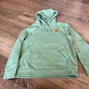 Carhartt Green Hoodie Size Lg